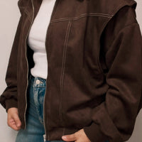 Thea Boxy Bomber Jacket
