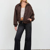 Thea Boxy Bomber Jacket