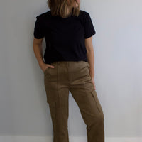 Poet Suede Cargo Pants
