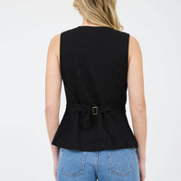 Claire Linen Vest