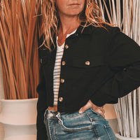 Shyla Cotton Twill Shacket