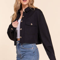Shyla Cotton Twill Shacket