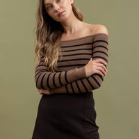 Casey Cold Shoulder Long Sleeve