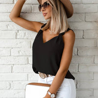 Devan Knotted Shoulder Tank