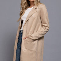 Haze Faux Suede Jacket (+)