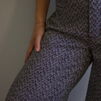 Benji Patterned Barrel Pants