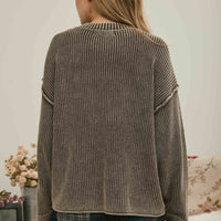 Indie Folded Cuff Sweater