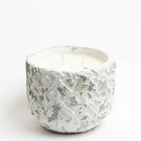 Rustic Concrete Candle