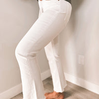 Shy Girl High Rise Crop Flare