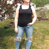 Square Neck Tank (+)