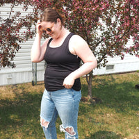 Square Neck Tank (+)