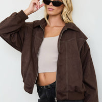 Thea Boxy Bomber Jacket