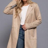 Haze Faux Suede Jacket (+)