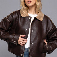 Bolter Faux Leather Jacket