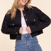 Shyla Cotton Twill Shacket