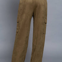 Poet Suede Cargo Pants