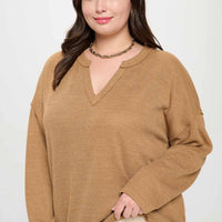 Paris V-Neck Knit (+)