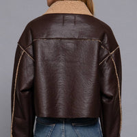 Bolter Faux Leather Jacket