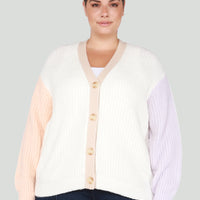 Drop Shoulder Cardigan (+)