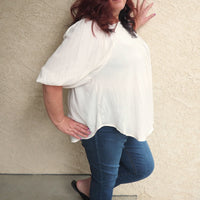 High Rise Skinny Crop (+)