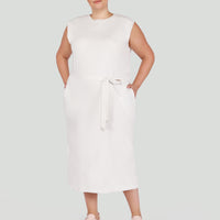 Tie Waist Knit Dress (+)