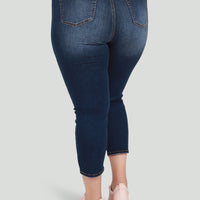 High Rise Skinny Crop (+)