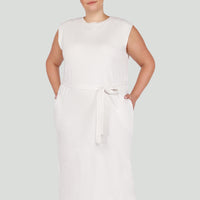 Tie Waist Knit Dress (+)