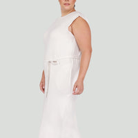Tie Waist Knit Dress (+)