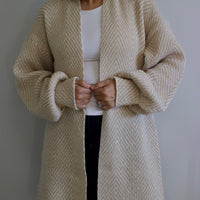 Chase Herringbone Cardigan