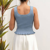 Greta Lettuce Hem Tank