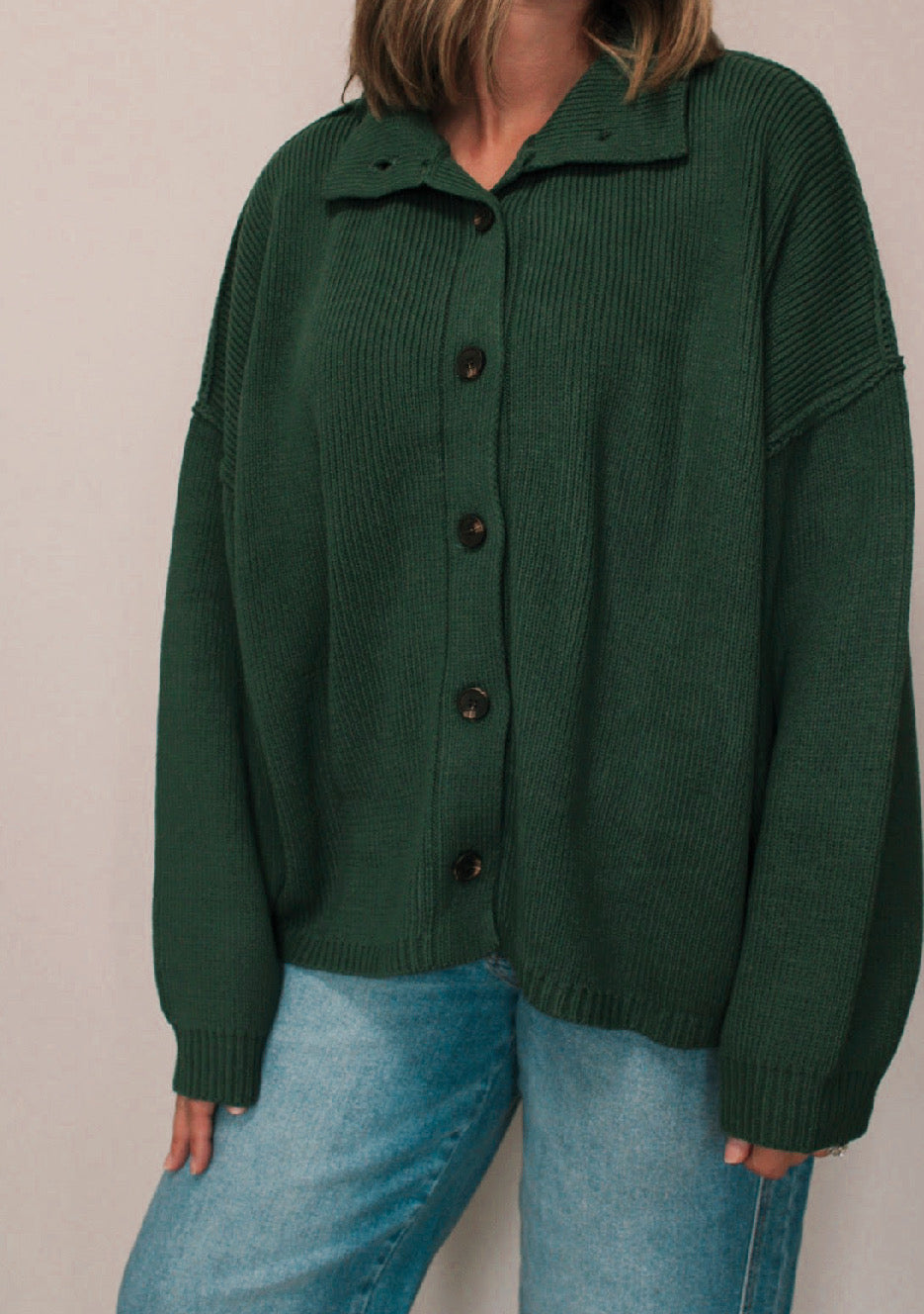 Keesha High Neck Cardigan