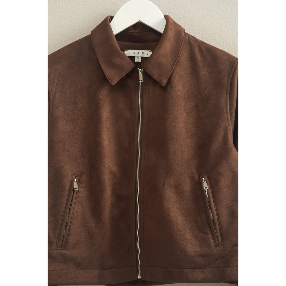 Tobari Suede Effect Jacket