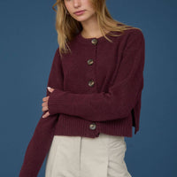 Ruby Side Slit Cardigan