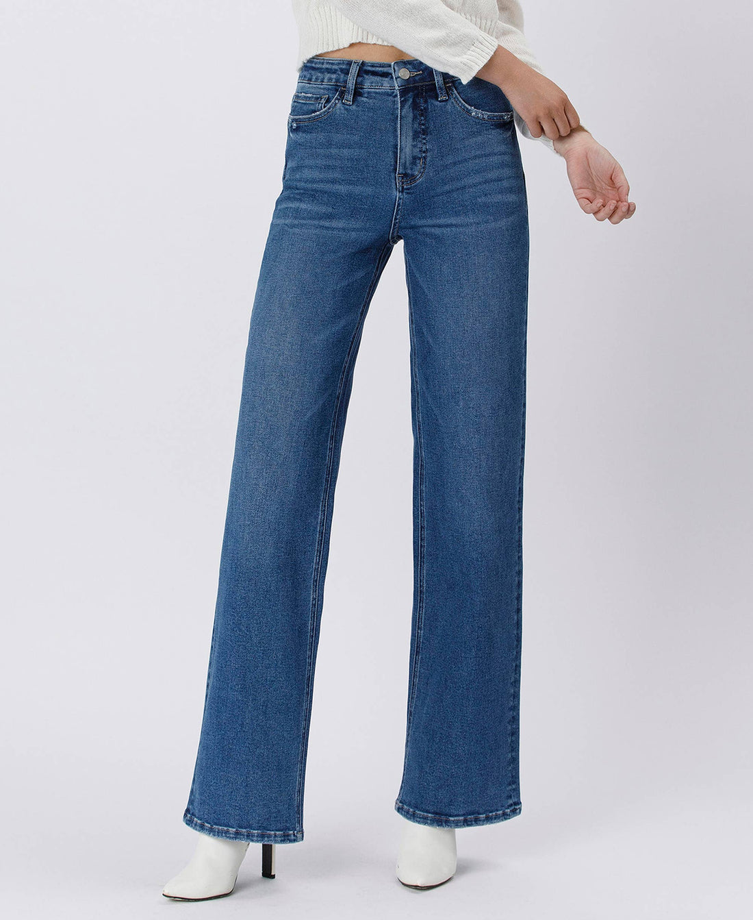 Melissa 90's High Rise Wide Leg Jeans