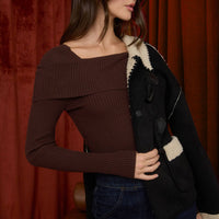 Aurora Fold Over Sweater