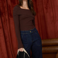 Aurora Fold Over Sweater