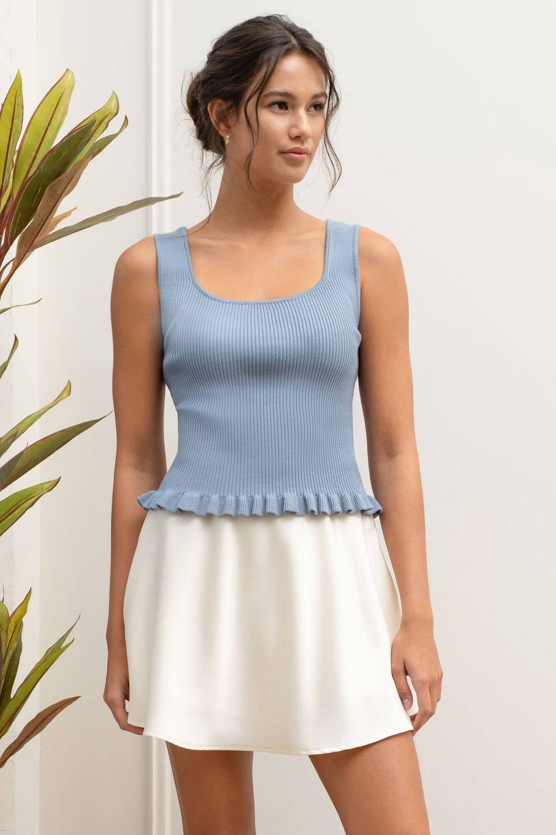Greta Lettuce Hem Tank