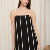 Gabby Stripe Linen Mini Dress
