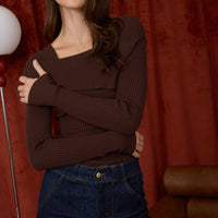 Aurora Fold Over Sweater