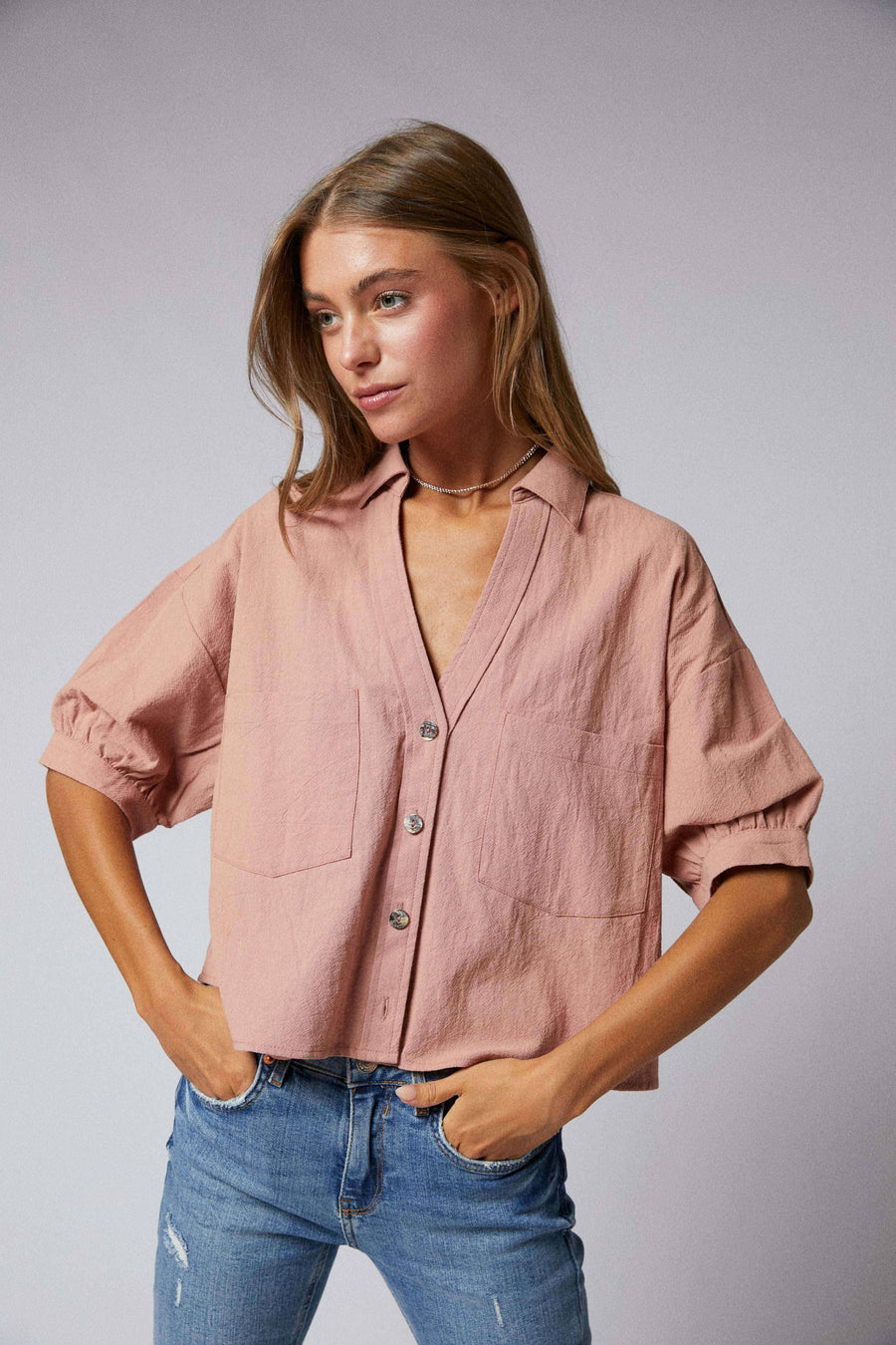 Lainey Button Down