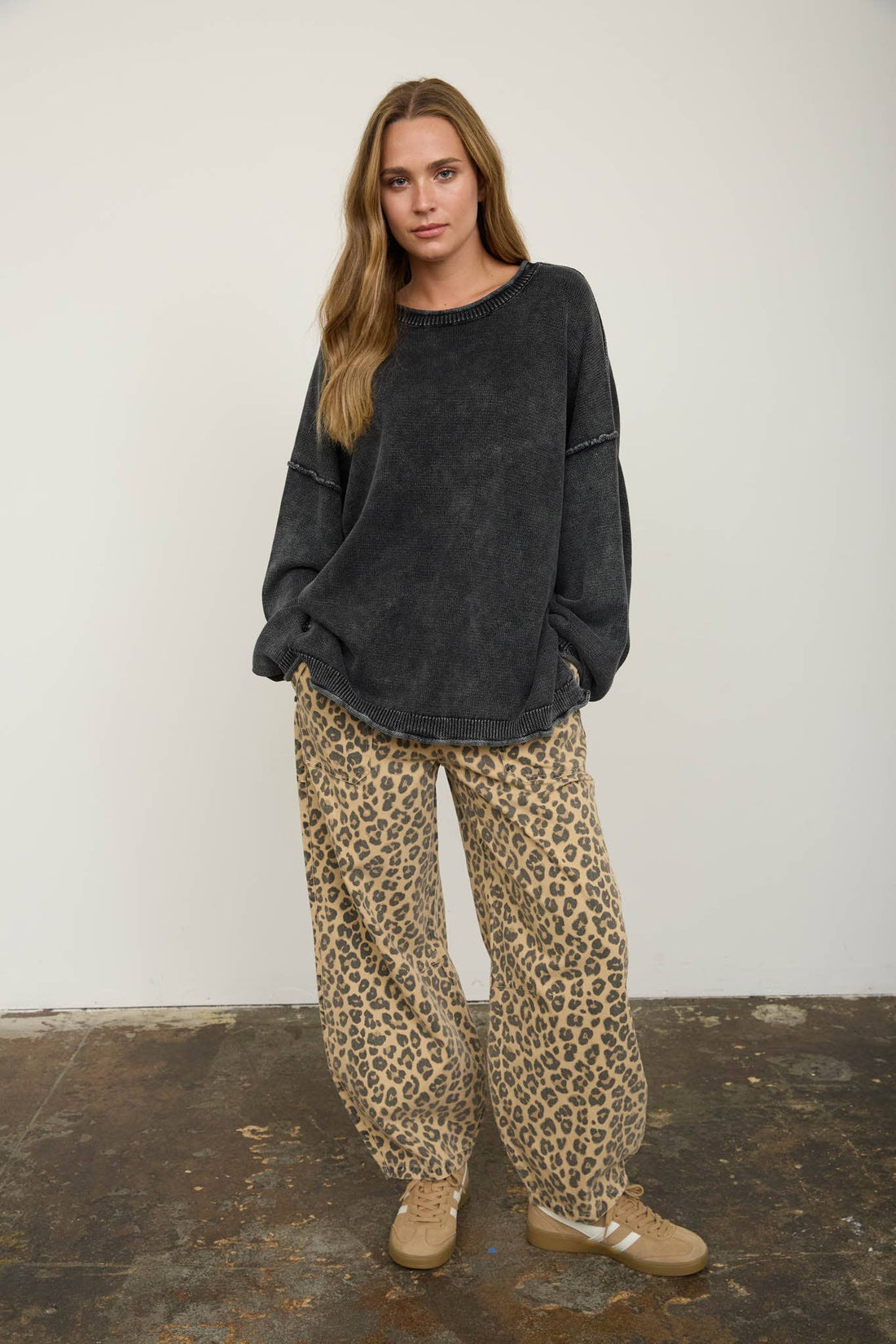 Andi Washed Crew Neck