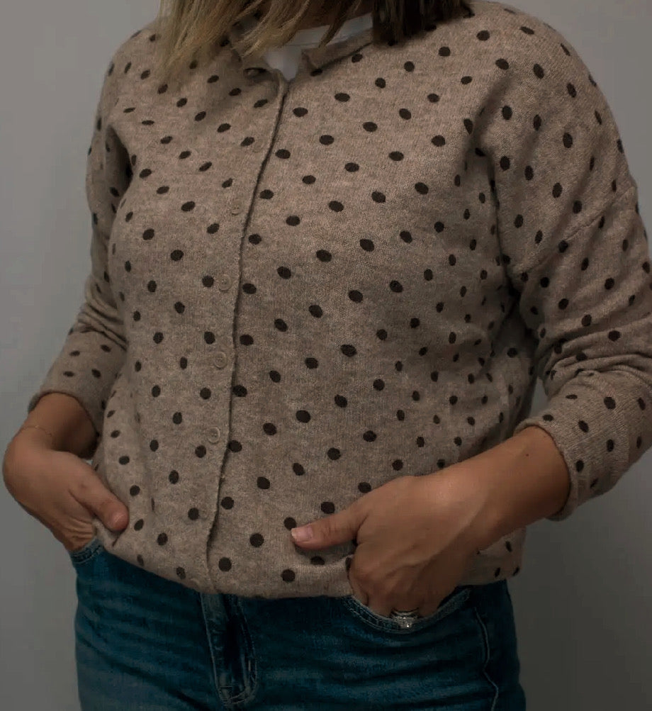 Mable Polka Dot Cardigan