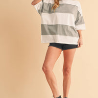 Polly Color Block Tee