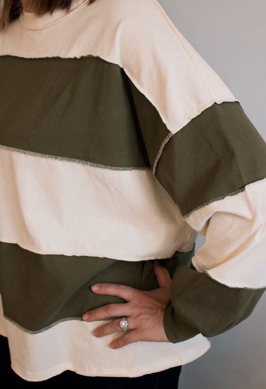 Molly Color Block Tee