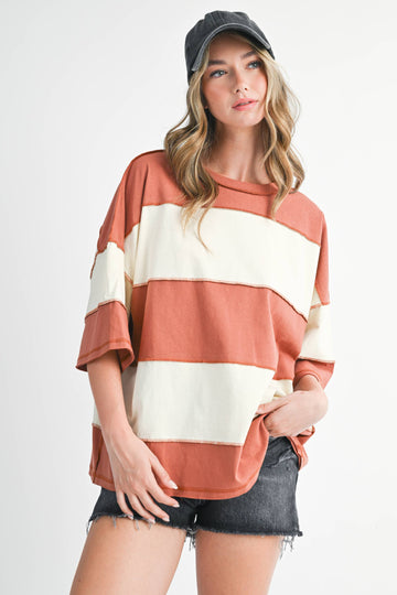 Polly Color Block Tee