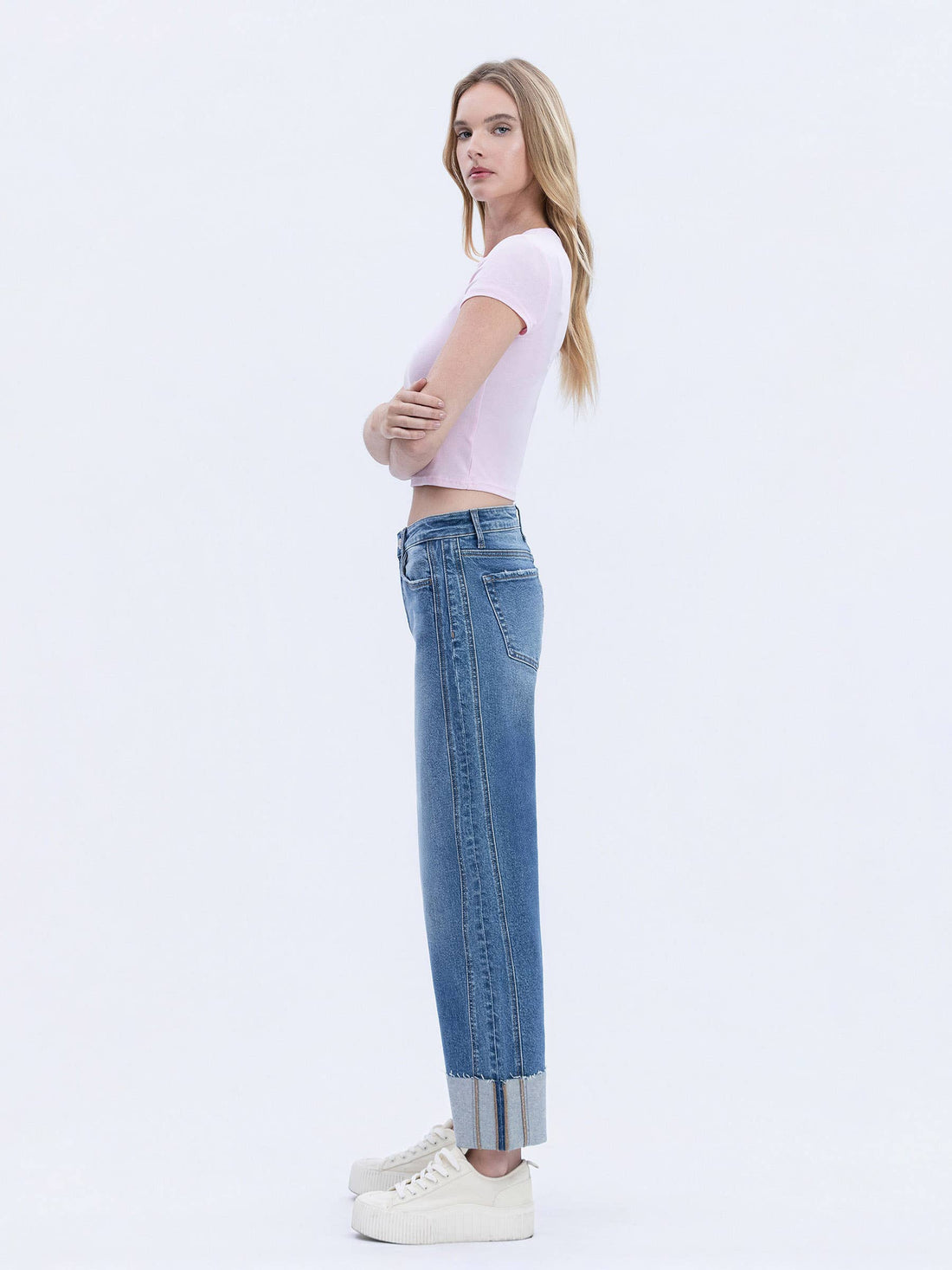 Joni Cuffed Barrel Jeans