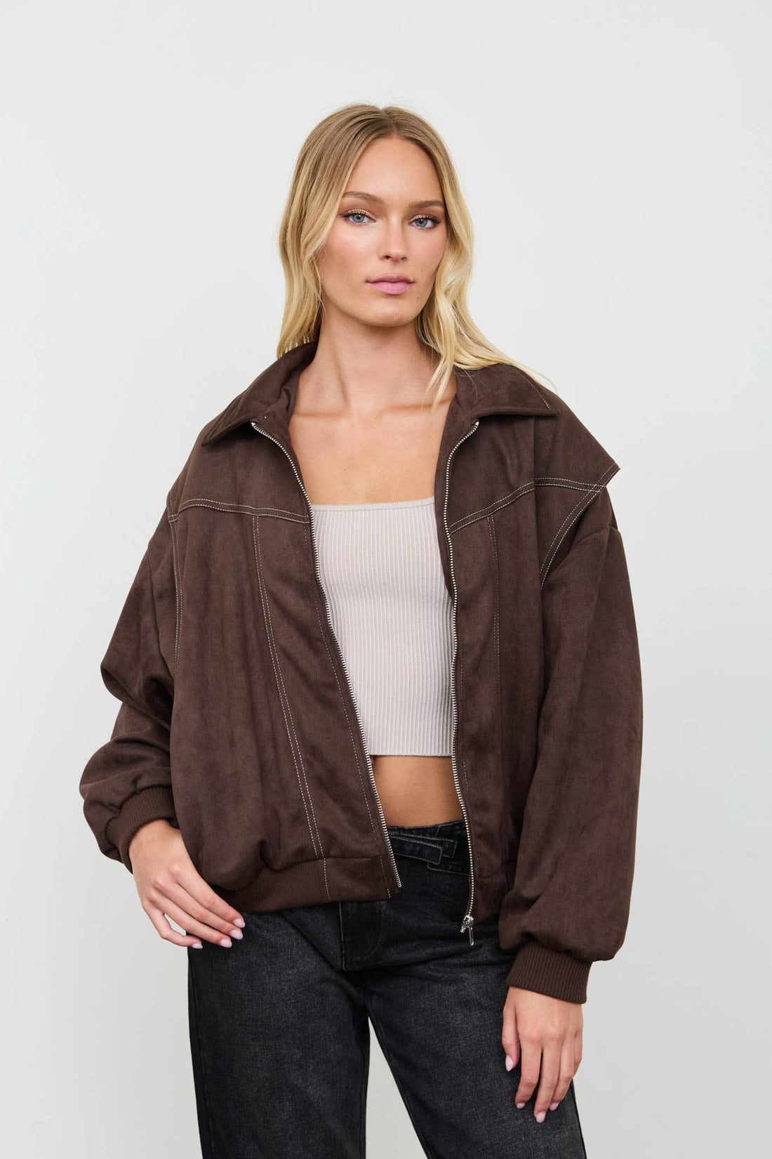 Thea Boxy Bomber Jacket