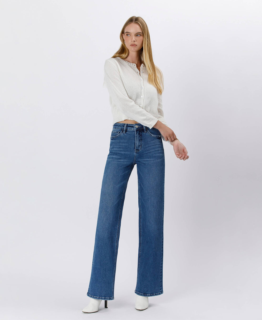 Melissa 90's High Rise Wide Leg Jeans