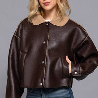 Bolter Faux Leather Jacket