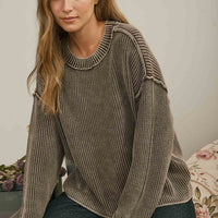 Indie Folded Cuff Sweater